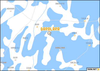 map of Darolara