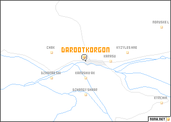 map of Daroot-Korgon