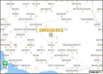 map of Darou Dieng