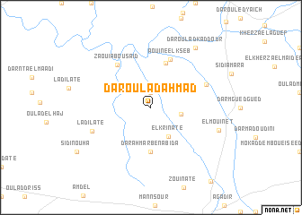 map of Dar Oulad Ahmad