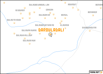 map of Dar Oulad Ali