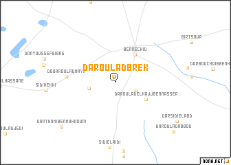 map of Dar Oulad Brek
