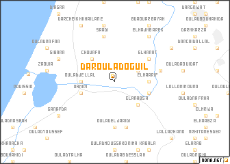 map of Dar Oulad Oguil