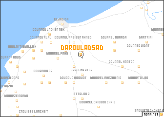 map of Dar Oulad Sâd