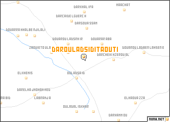 map of Dar Oulad Sidi Taouti