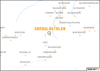 map of Dar Oulad Taleb
