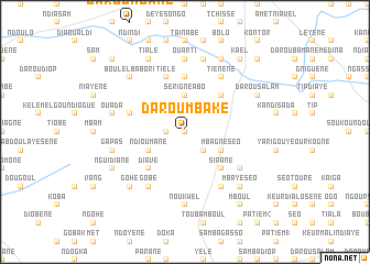 map of Darou Mbaké