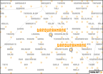 map of Darou Rahmane