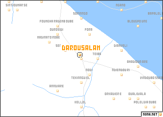 map of Darou Salam