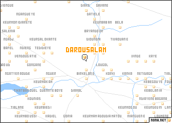 map of Darou Salam