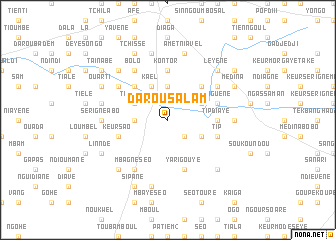 map of Darou Salam