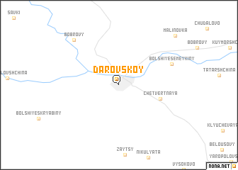 map of Darovskoy