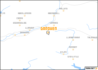 map of Darowen
