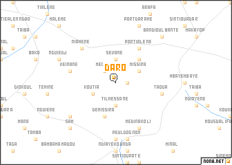 map of Daro