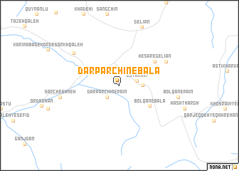 map of Darparchīn-e Bālā