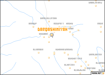 map of Dār Qāshimīyah