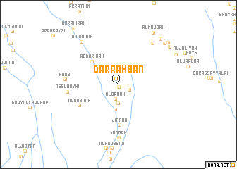 map of Dār Rahbān