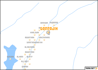 map of Dār Rājiḩ