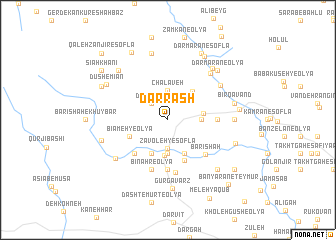 map of Dār Rash