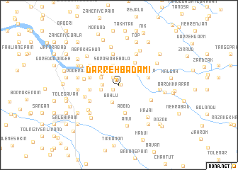 map of Darreh Bādāmī
