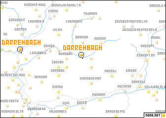 map of Darreh Bāgh