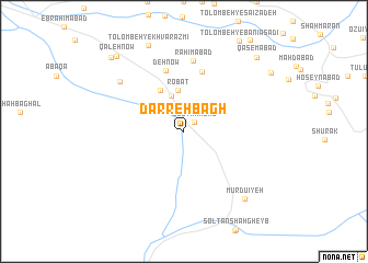 map of Darreh Bāgh