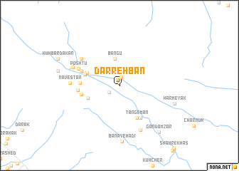 map of Darreh Bān
