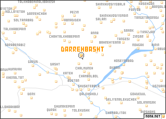 map of Darreh Bāsht