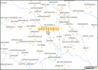 map of Darreh Bīdī