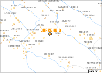 map of Darreh Bīd