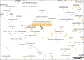 map of Darreh Chāh