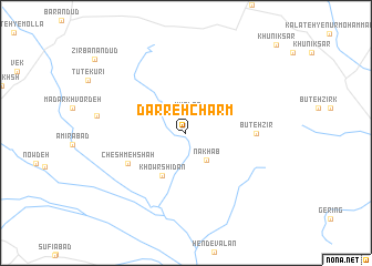 map of Darreh Charm