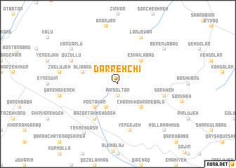 map of Darrehchī