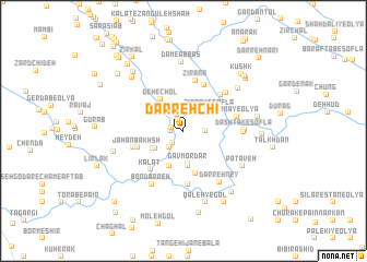 map of Darreh Chī