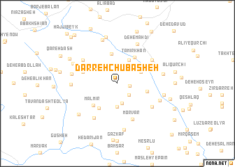 map of Darreh Chūbāsheh