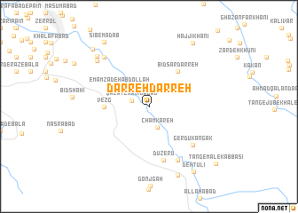 map of Darreh Darreh