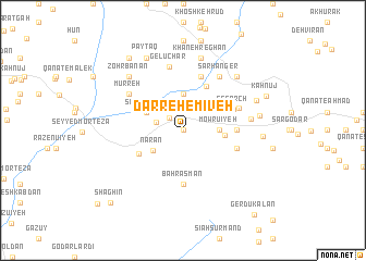 map of Darreh-e Mīveh