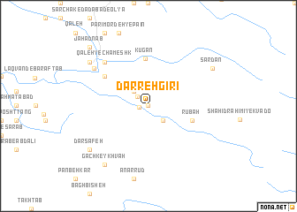 map of Darreh Gīrī