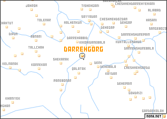 map of Darreh Gorg