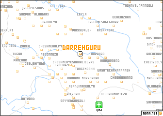 map of Darreh Gūrū