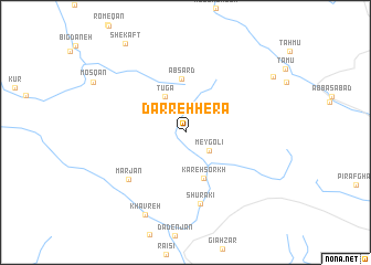 map of Darreh Herā