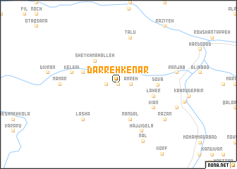 map of Darreh Kenār