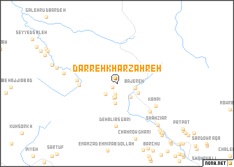 map of Darreh Kharzahreh