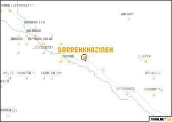 map of Darreh Khazīneh