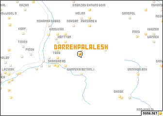 map of Darreh Palālesh