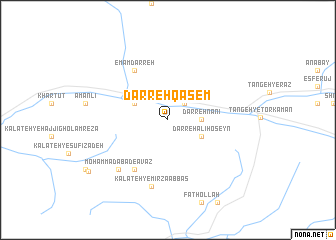 map of Darreh Qāsem