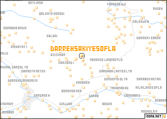 map of Darreh Sākī-ye Soflá