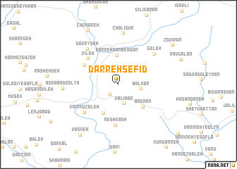 map of Darreh Sefīd