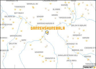 map of Darreh Shūr-e Bālā