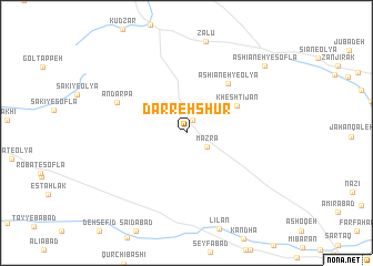 map of Darreh Shūr